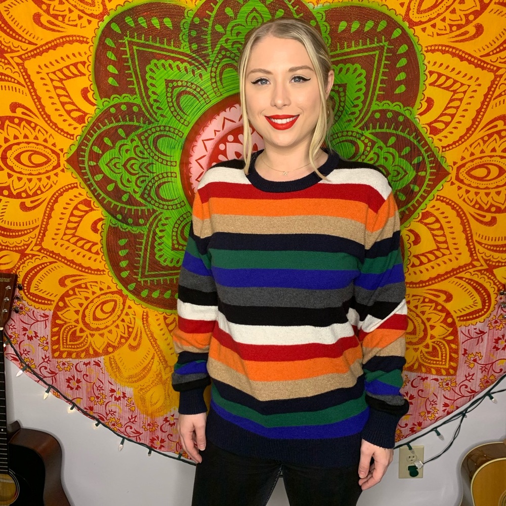 Colorful striped Tommy Hilfiger sweater